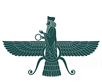 Faravahar-symbol Faravahar – ancient Persian emblem of the soul's journey and ethical guidance.
