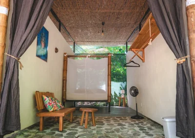 Interior of the Guacamayo room at Templo del Tigre.