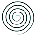 sprial-symbol Spiral symbol – representing natural cycles and inward journey.