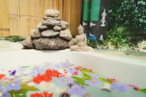 acred plant bath for energetic cleansing at Templo del Tigre in Costa Rica.