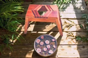 Yoni steaming with healing herbs prepared for a women’s wellness and master plant dieta retreat at Templo del Tigre near Corcovado National Park in Costa Rica.
