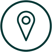 Location icon showing Templo del Tigre near Corcovado National Park, Costa Rica.